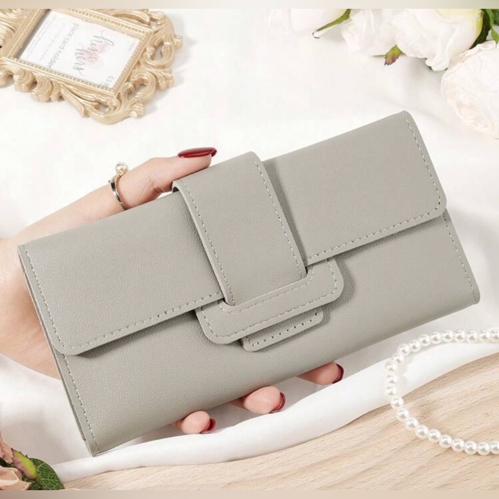 Gray Tri-Fold Wallet 3 pack